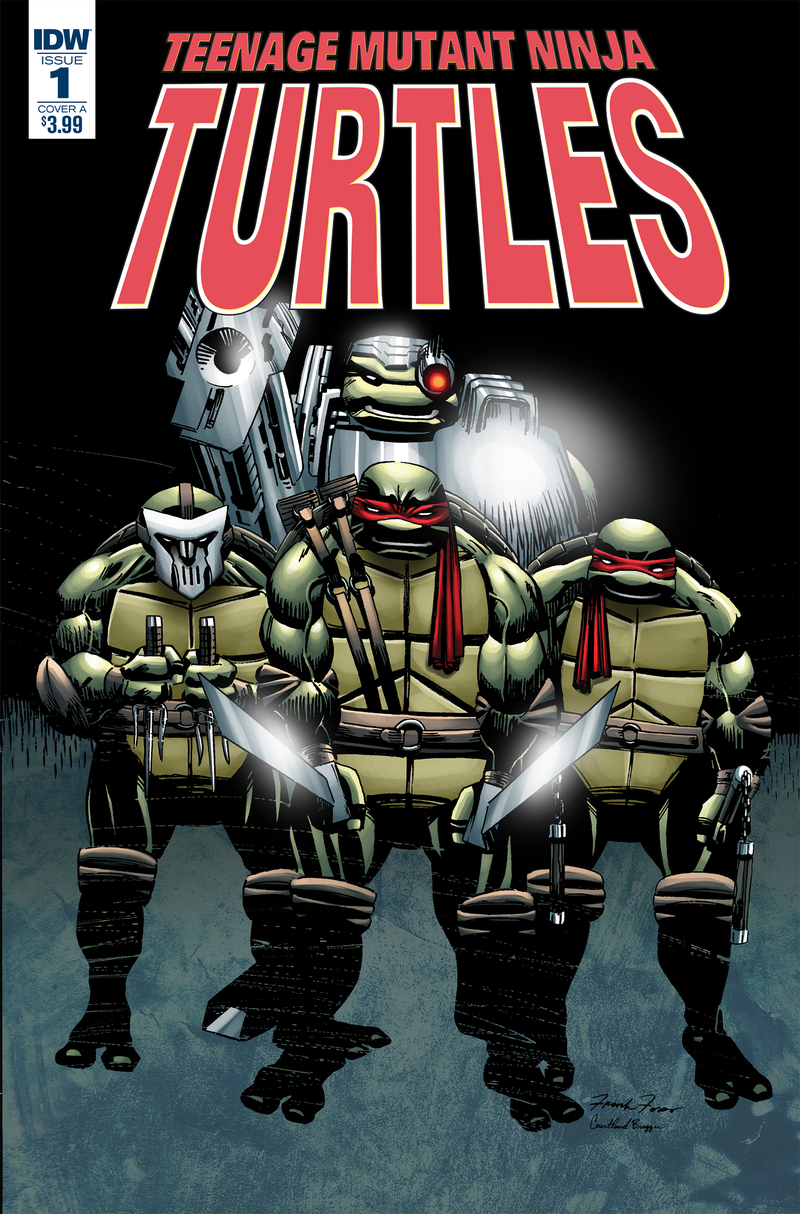 TMNT: Urban Legends #1 cover art by Frank Fosco.
